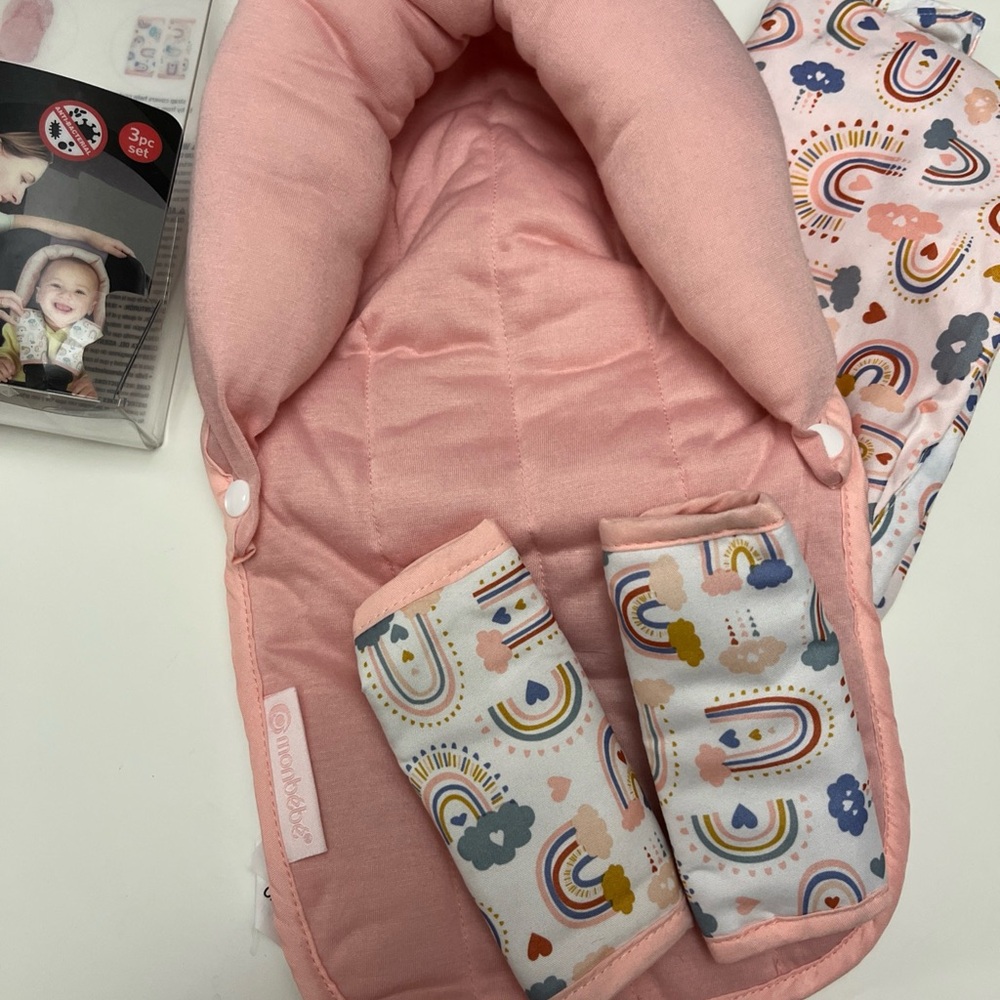 Pink Infant Car Seat Accessory Set - Picture 4 of 10